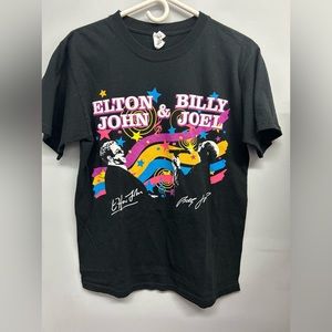 2009 Elton John Billie Joel tour tee